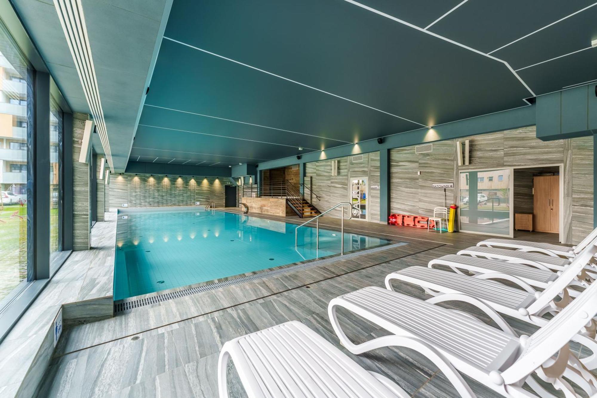 Apartament Delux Kasprowicza 20C Prywatny Parking Basen Sauna Oraz Silownia W Cenie Kołobrzeg Buitenkant foto